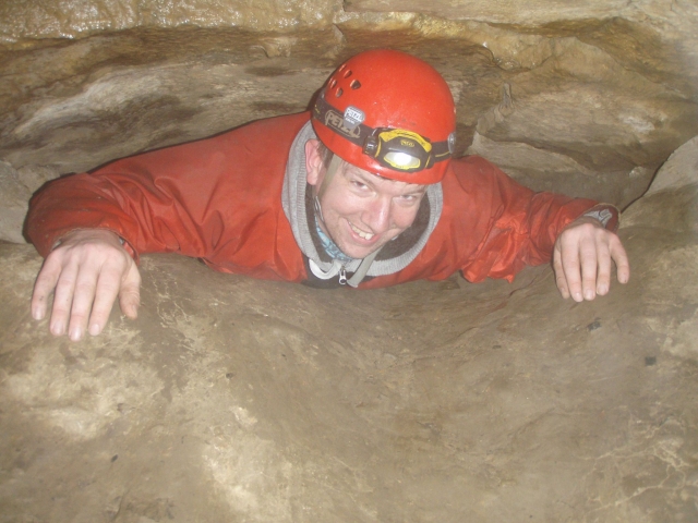 Aufgeregte schmale Expedition